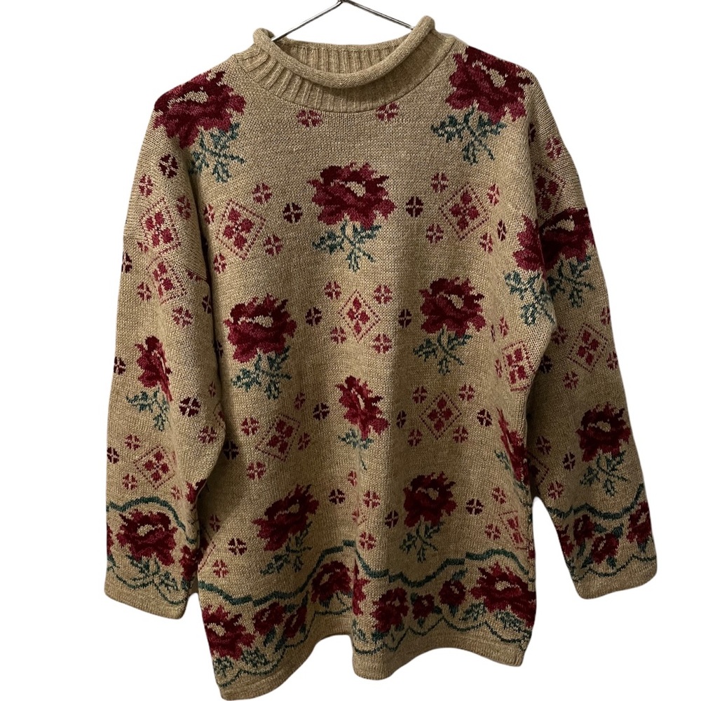 Vintage Bugle Boy For Her floral sweater